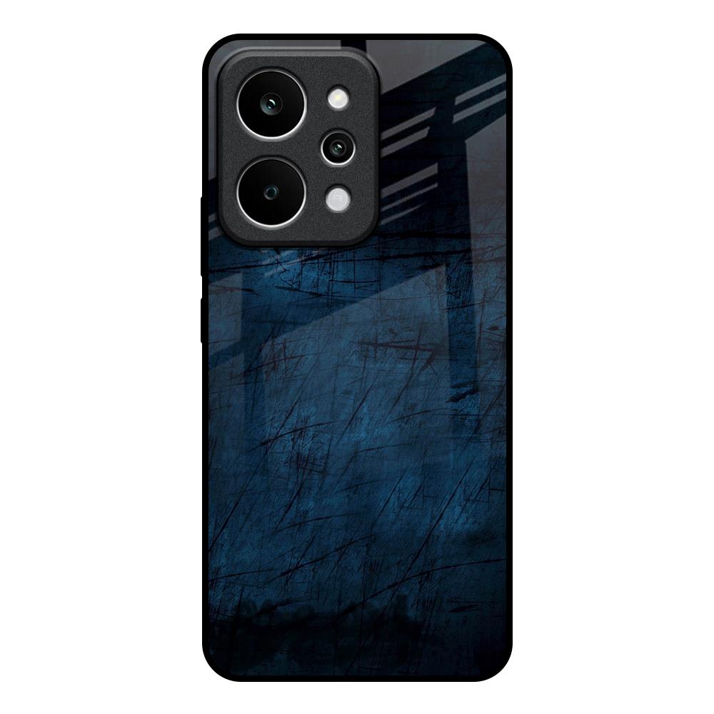Dark Blue Grunge Realme P4 Power 5G Glass Back Cover Online
