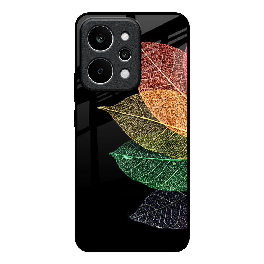 Colorful Leaves Realme P4 Power 5G Glass Back Cover Online