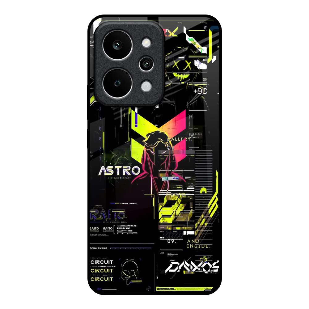 Astro Glitch Realme P4 Power 5G Glass Back Cover Online