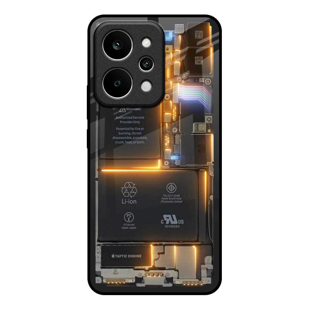 Glow Up Skeleton Realme P4 Power 5G Glass Back Cover Online