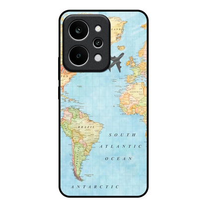 Travel Map Realme P4 Power 5G Glass Back Cover Online