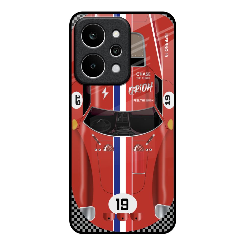 Racing Vintage Realme P4 Power 5G Glass Back Cover Online