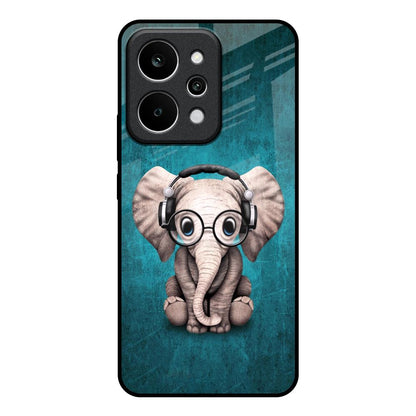 Adorable Baby Elephant Realme P4 Power 5G Glass Back Cover Online