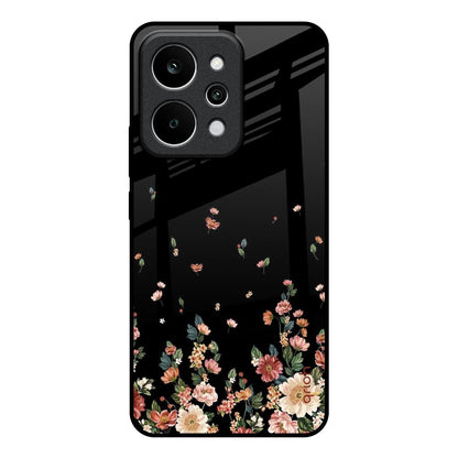 Floating Floral Print Realme P4 Power 5G Glass Back Cover Online