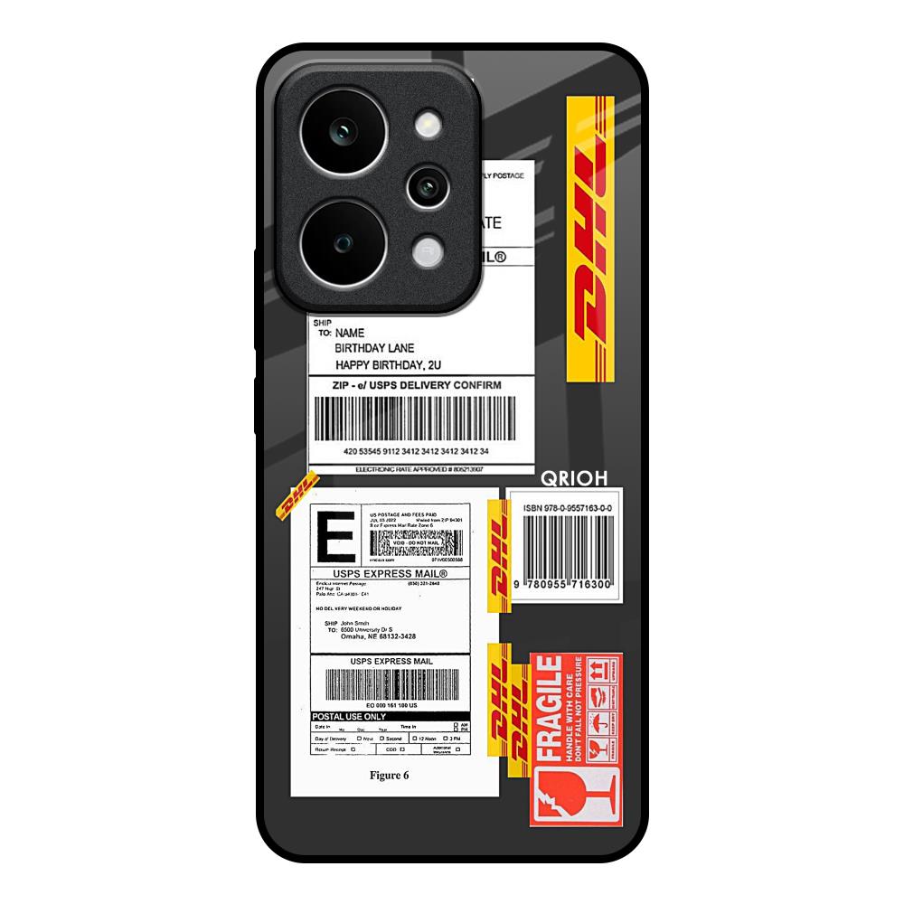 Cool Barcode Label Realme P4 Power 5G Glass Back Cover Online
