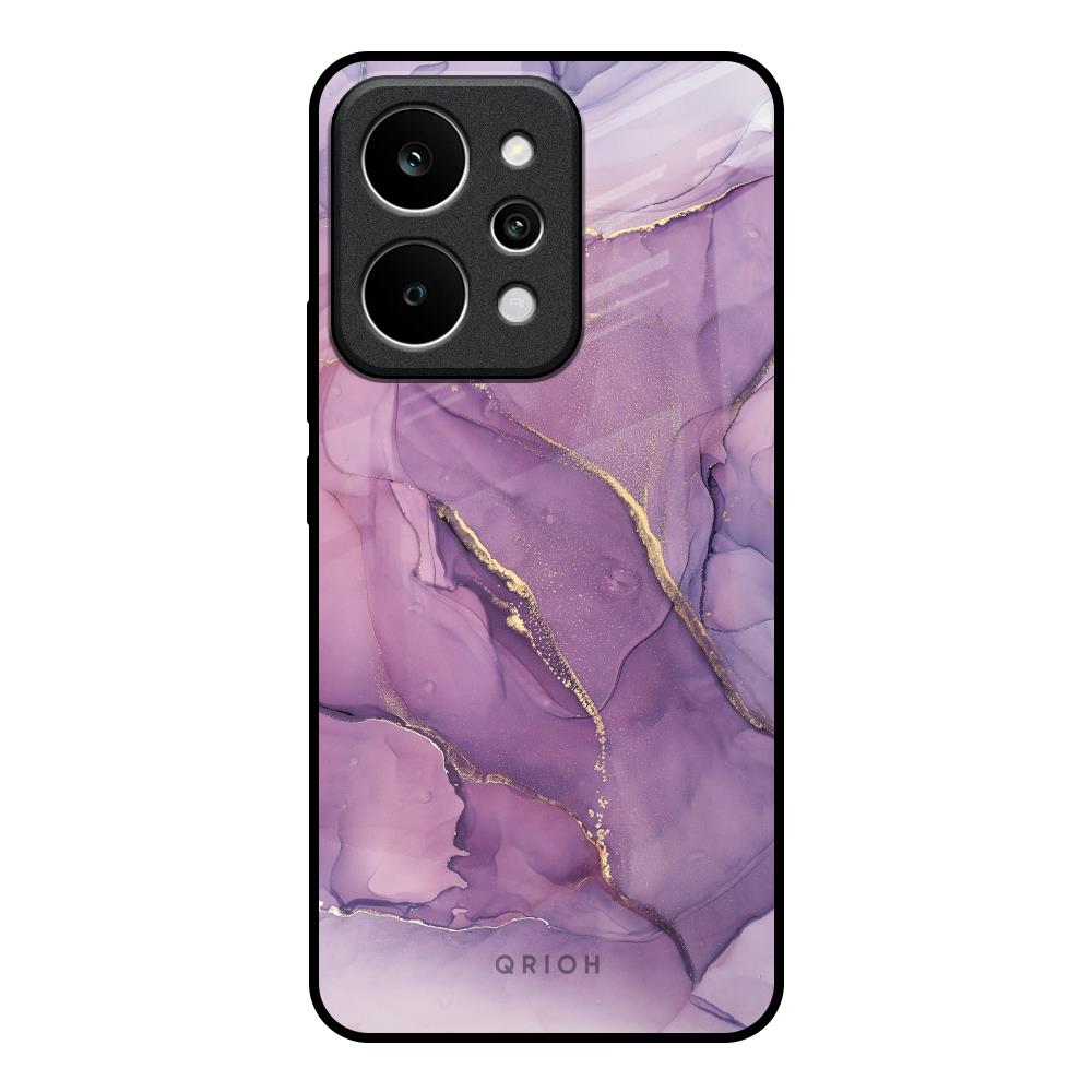 Purple Gold Marble Realme P4 Power 5G Glass Back Cover Online