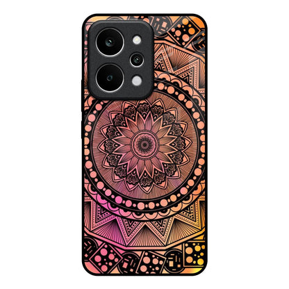 Floral Mandala Realme P4 Power 5G Glass Back Cover Online