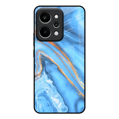 Vibrant Blue Marble Realme P4 Power 5G Glass Back Cover Online