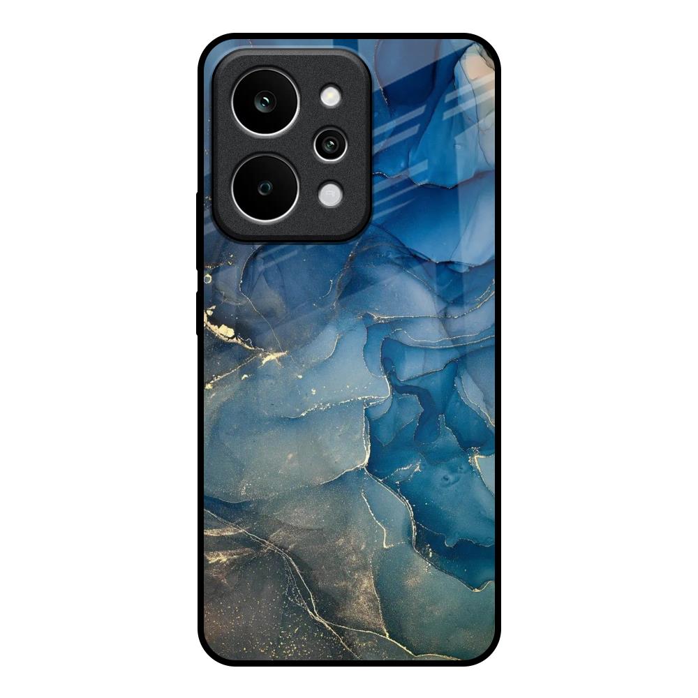 Blue Cool Marble Realme P4 Power 5G Glass Back Cover Online