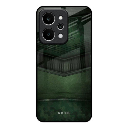 Green Leather Realme P4 Power 5G Glass Back Cover Online