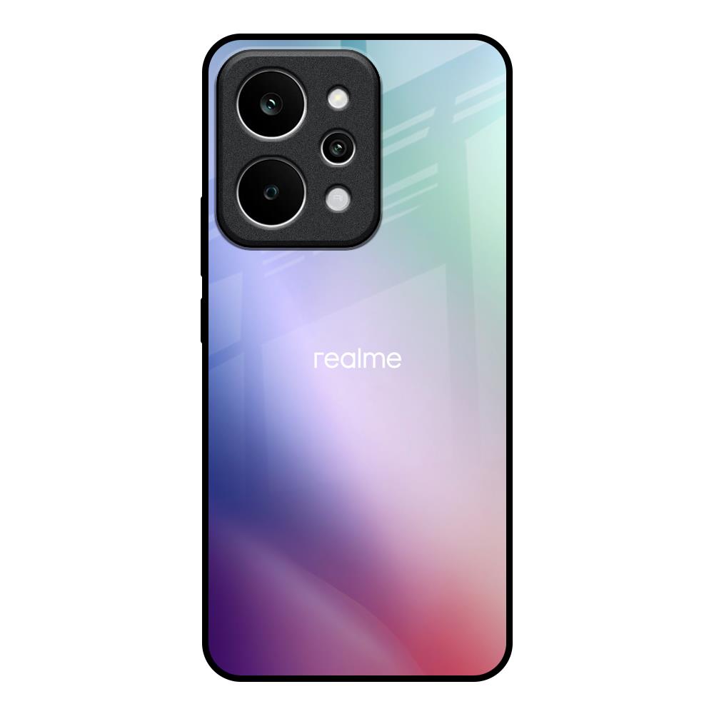 Abstract Holographic Realme P4 Power 5G Glass Back Cover Online
