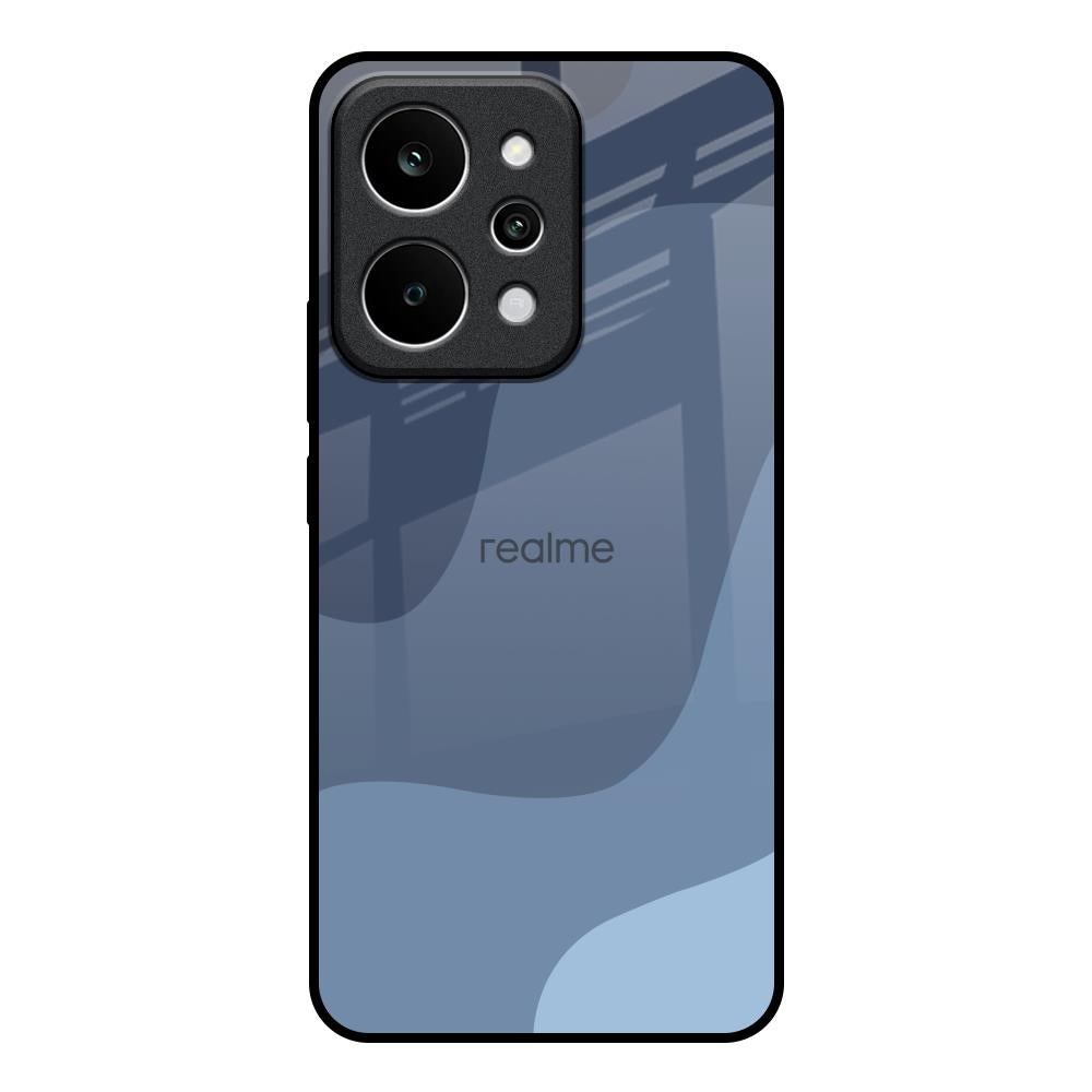Navy Blue Ombre Realme P4 Power 5G Glass Back Cover Online