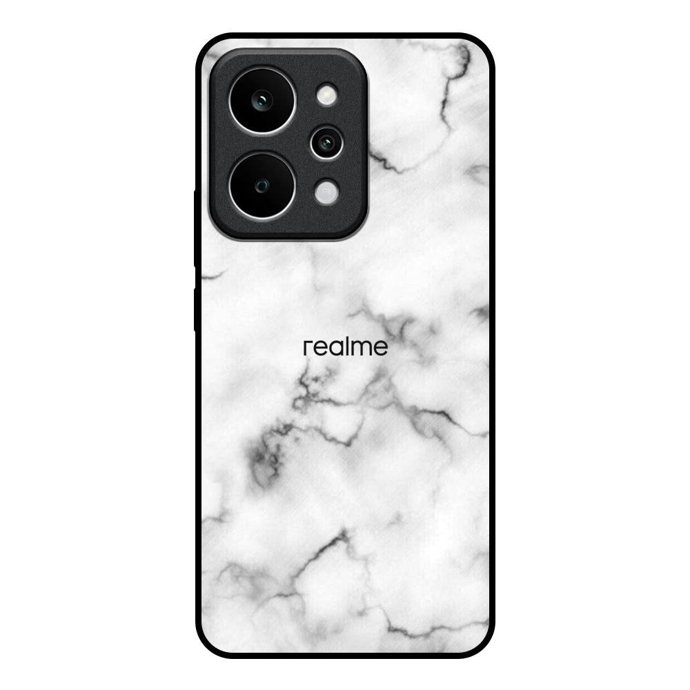Satin White Marble Realme P4 Power 5G Glass Back Cover Online