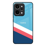 Pink & White Stripes Realme P4 Power 5G Glass Back Cover Online