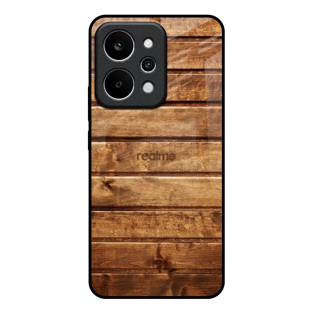 Wooden Planks Realme P4 Power 5G Glass Back Cover Online