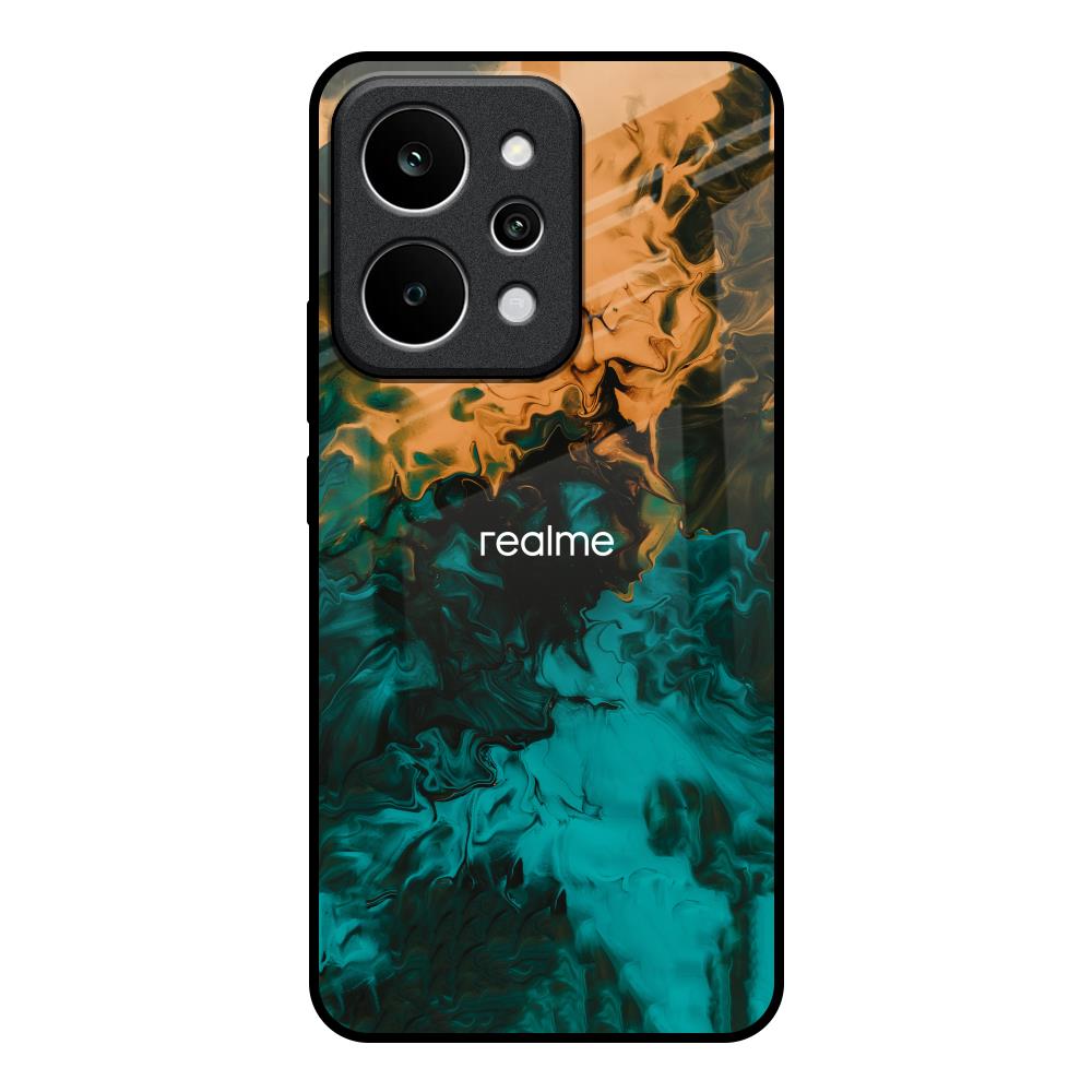 Watercolor Wave Realme P4 Power 5G Glass Back Cover Online