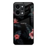 Tropical Art Flower Realme P4 Power 5G Glass Back Cover Online