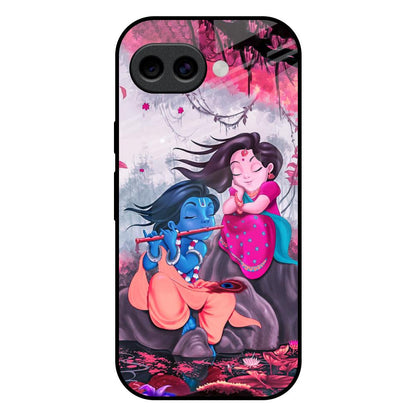 Radha Krishna Art Google Pixel 10A 5G Glass Back Cover Online
