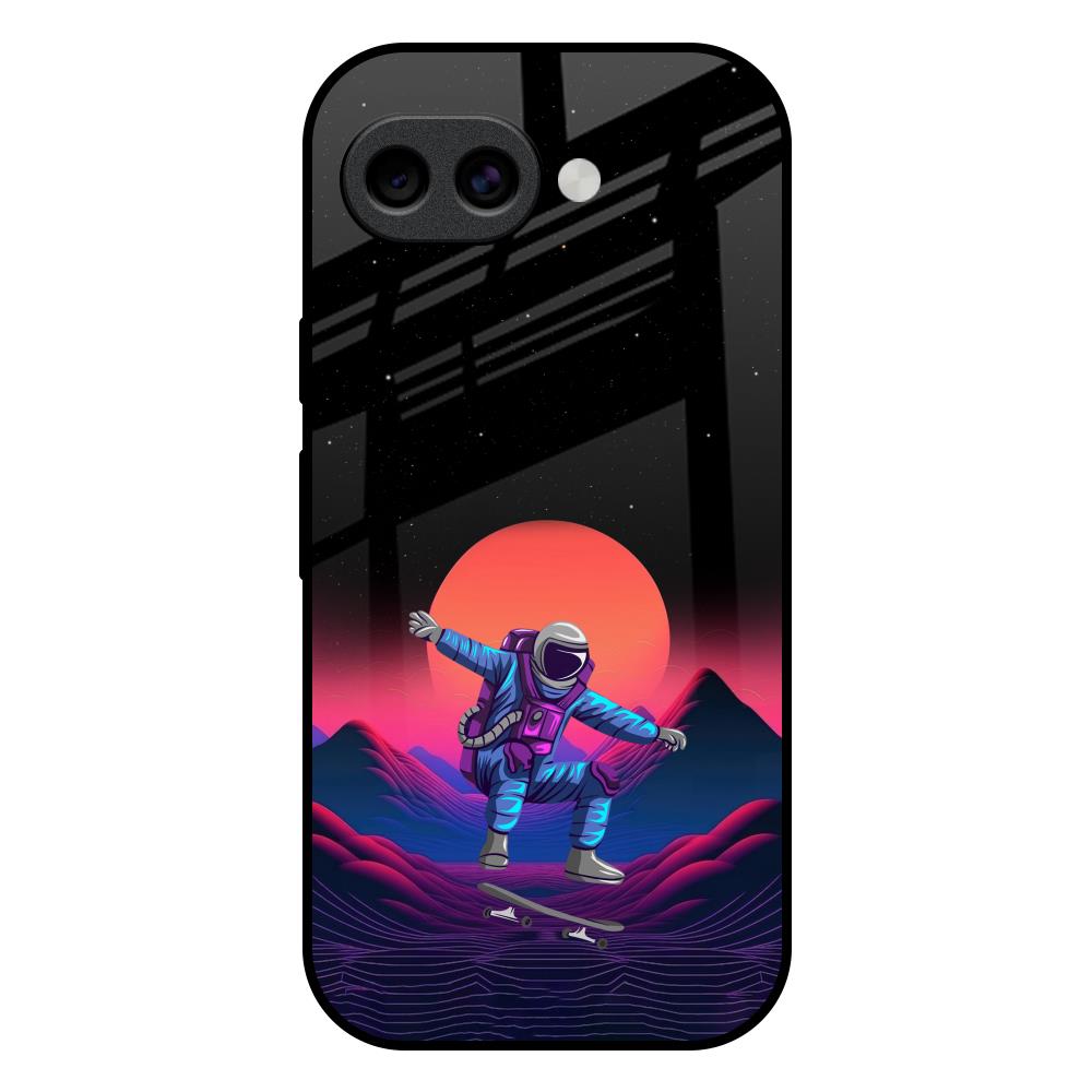 Retro Astronaut Google Pixel 10A 5G Glass Back Cover Online