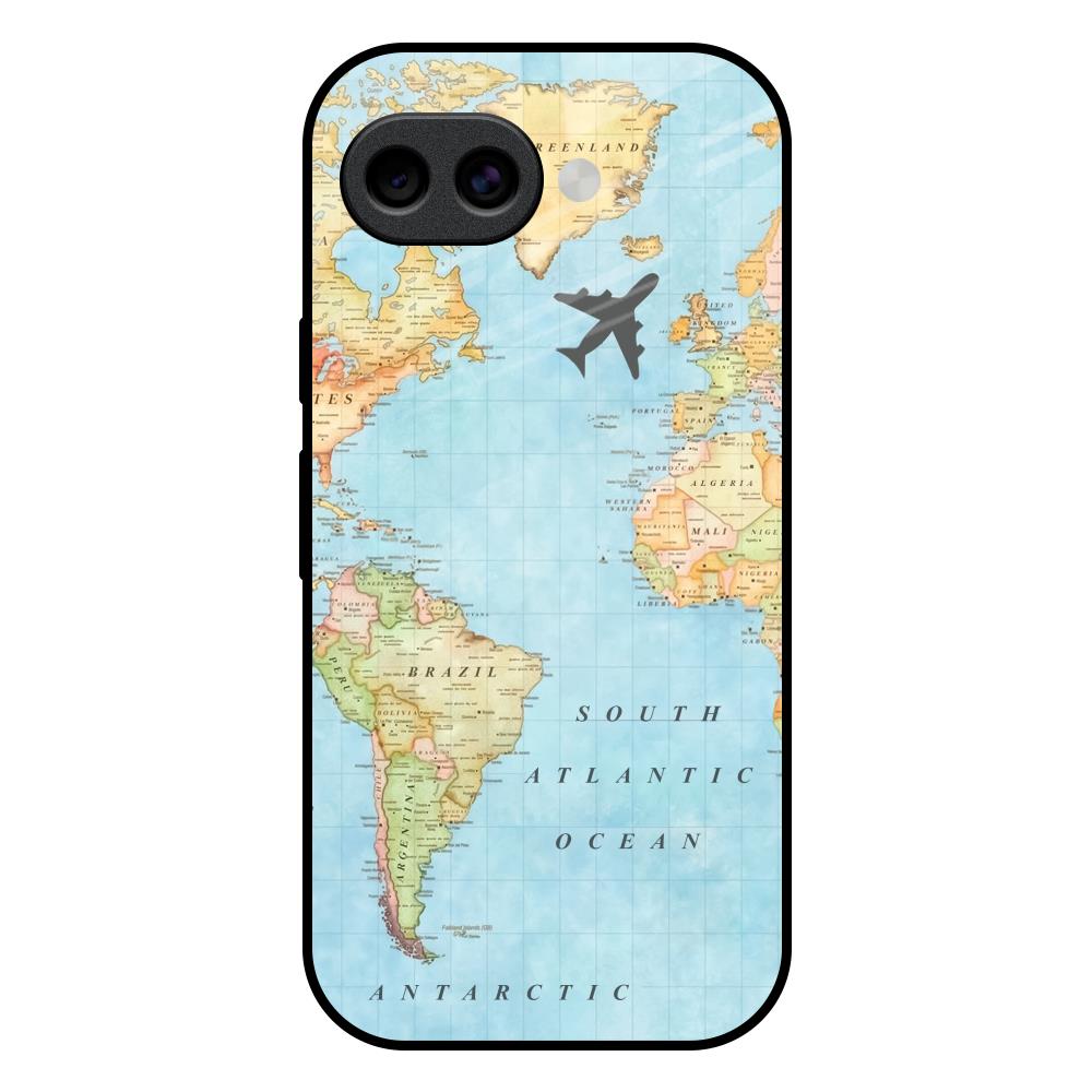 Travel Map Google Pixel 10A 5G Glass Back Cover Online