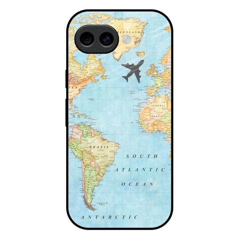 Travel Map Google Pixel 10A 5G Glass Back Cover Online