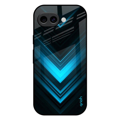 Vertical Blue Arrow Google Pixel 10A 5G Glass Back Cover Online