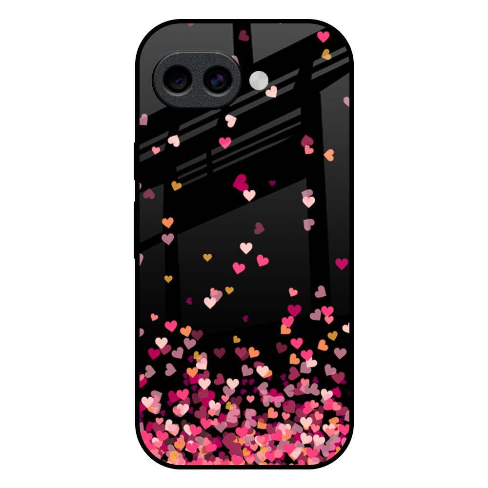 Heart Rain Fall Google Pixel 10A 5G Glass Back Cover Online