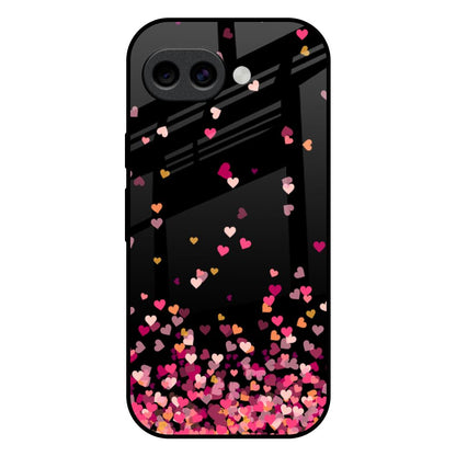 Heart Rain Fall Google Pixel 10A 5G Glass Back Cover Online