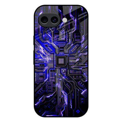 Techno Color Pattern Google Pixel 10A 5G Glass Back Cover Online