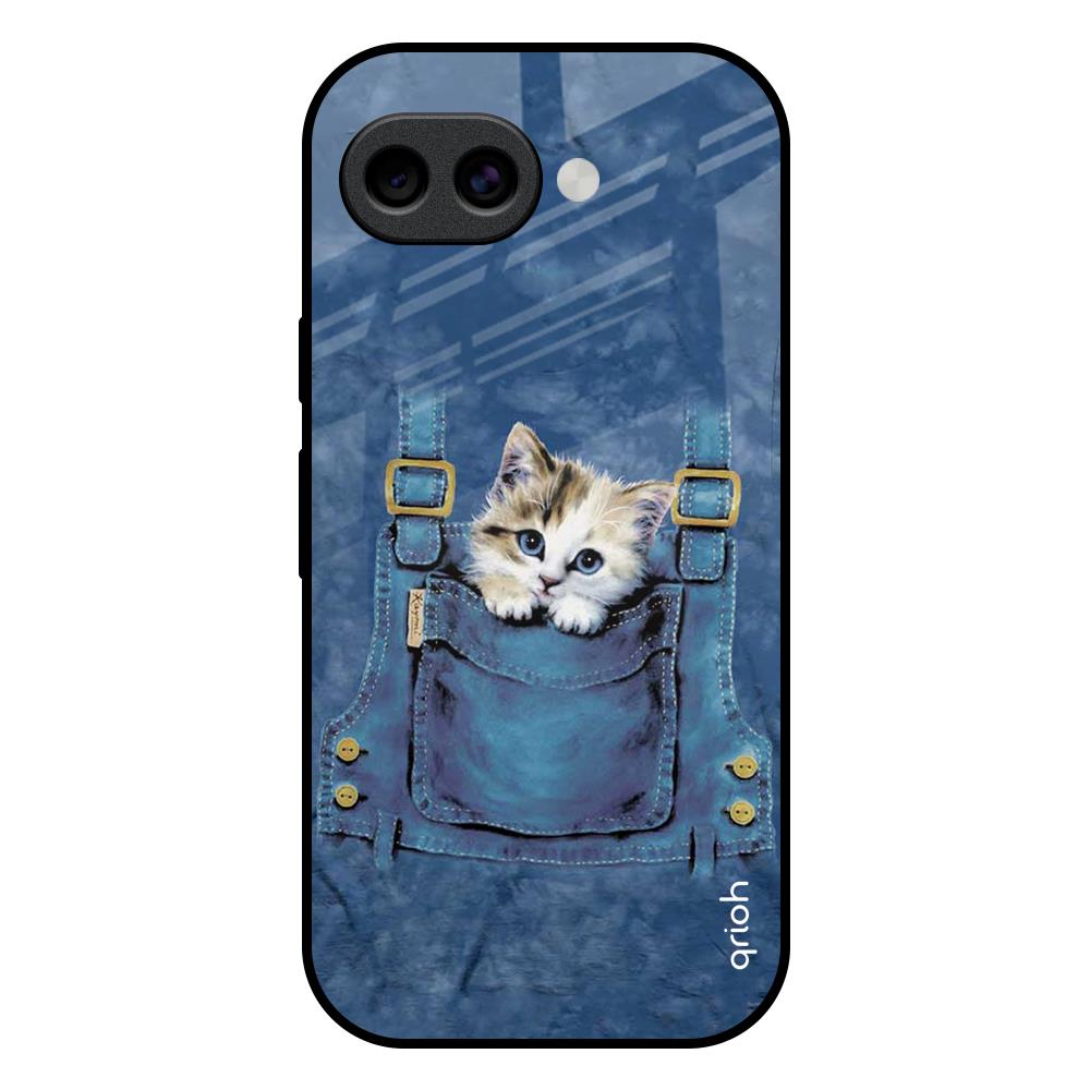 Kitty In Pocket Google Pixel 10A 5G Glass Back Cover Online