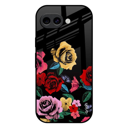 Floral Decorative Google Pixel 10A 5G Glass Back Cover Online