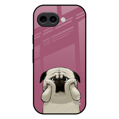 Funny Pug Face Google Pixel 10A 5G Glass Back Cover Online