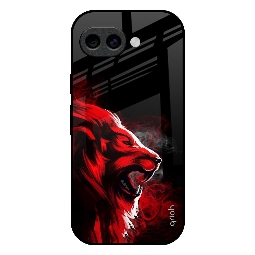 Red Angry Lion Google Pixel 10A 5G Glass Back Cover Online