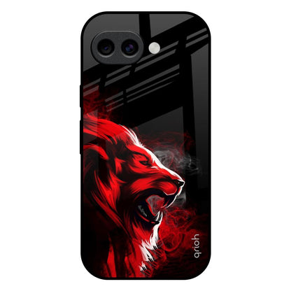 Red Angry Lion Google Pixel 10A 5G Glass Back Cover Online
