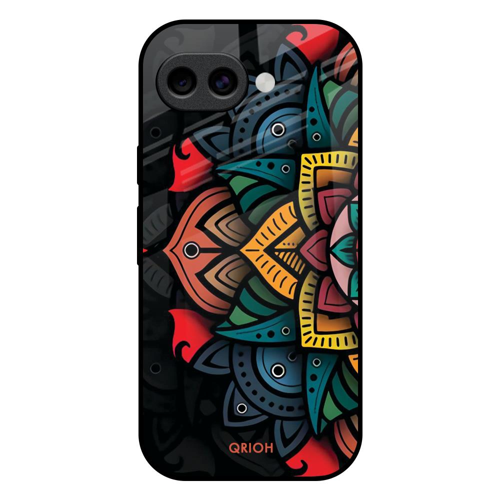 Retro Gorgeous Flower Google Pixel 10A 5G Glass Back Cover Online