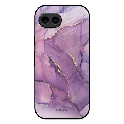 Purple Gold Marble Google Pixel 10A 5G Glass Back Cover Online