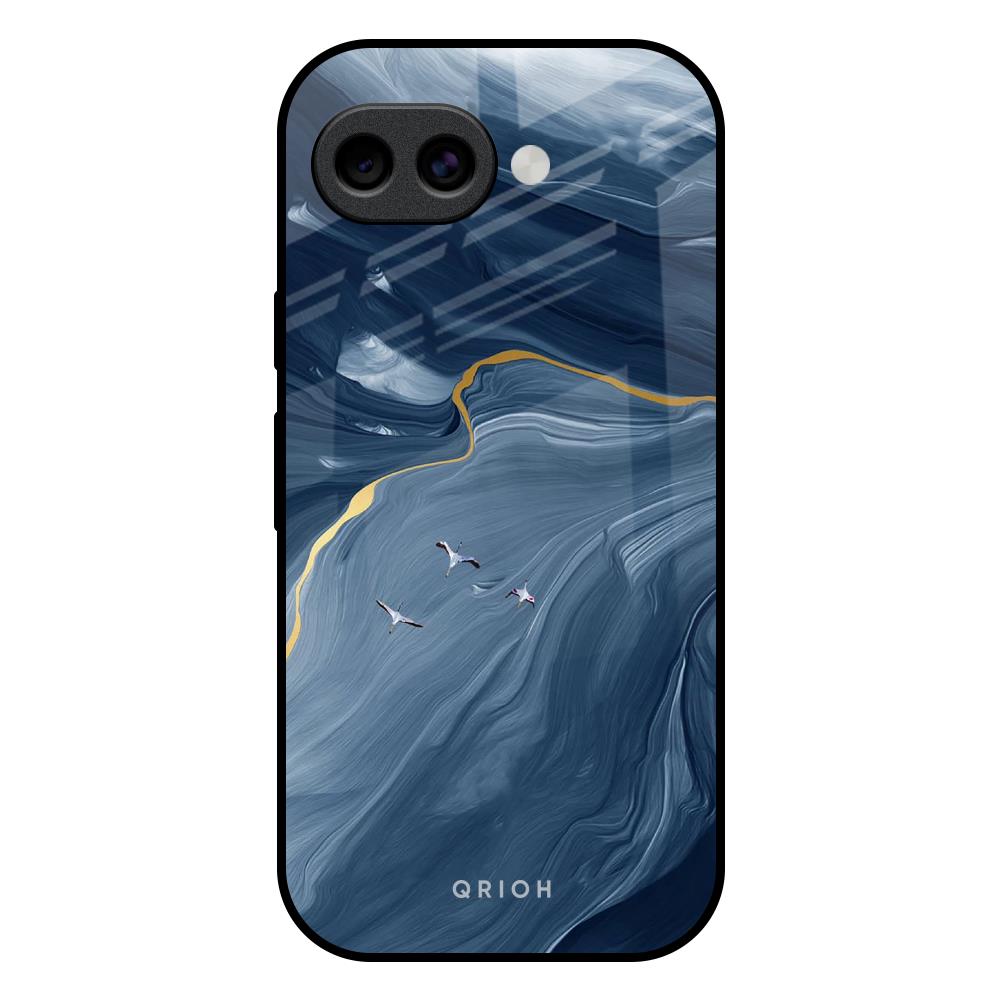 Deep Ocean Marble Google Pixel 10A 5G Glass Back Cover Online