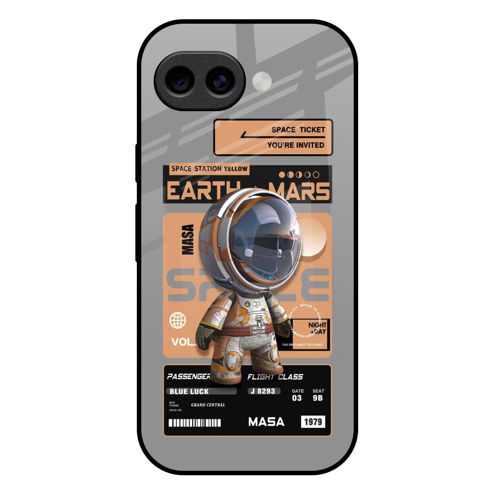 Space Ticket Google Pixel 10A 5G Glass Back Cover Online