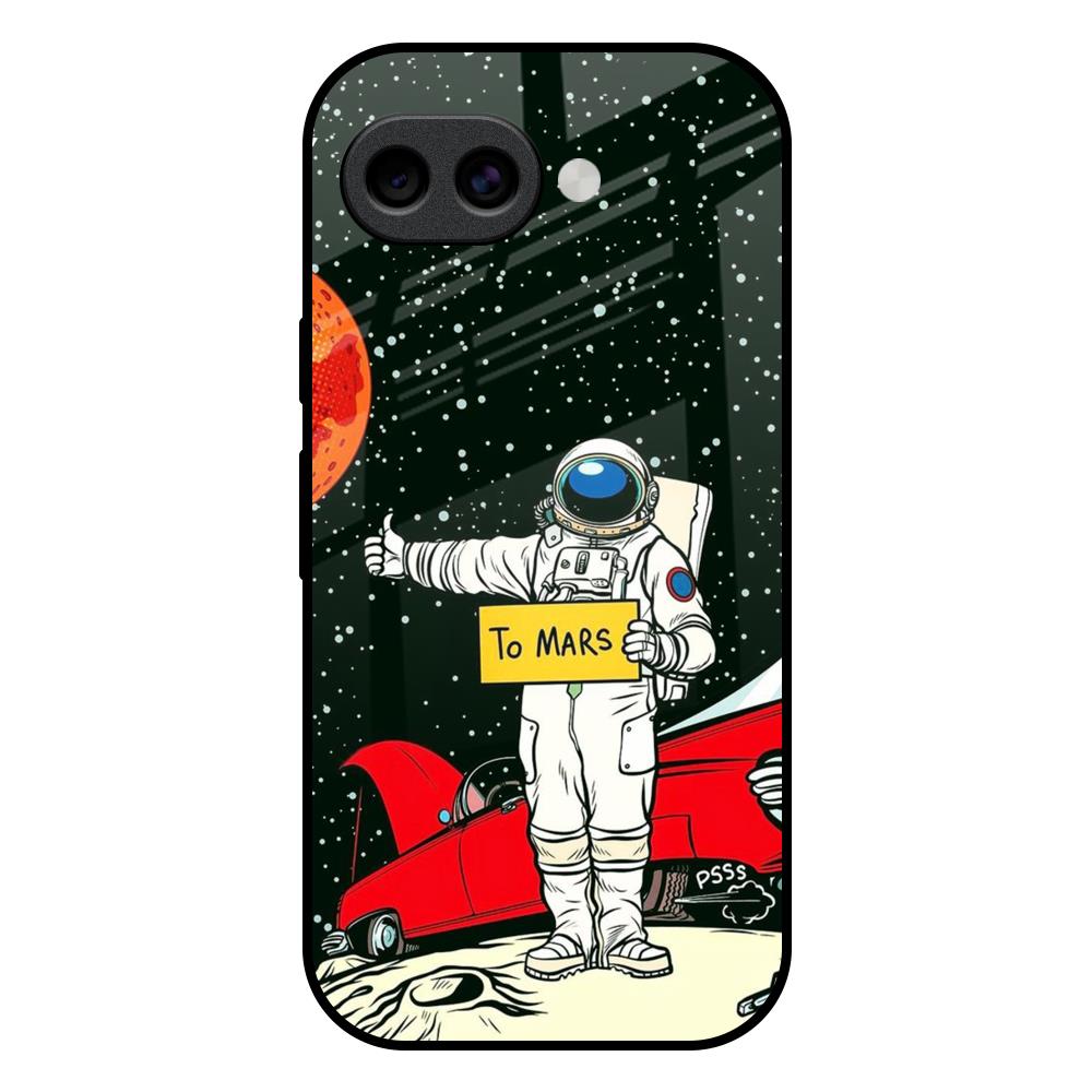 Astronaut on Mars Google Pixel 10A 5G Glass Back Cover Online