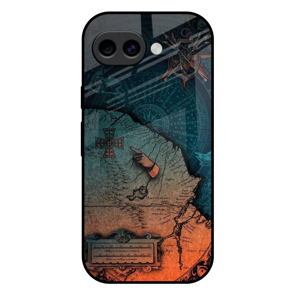 Geographical Map Google Pixel 10A 5G Glass Back Cover Online