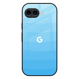 Wavy Blue Pattern Google Pixel 10A 5G Glass Back Cover Online
