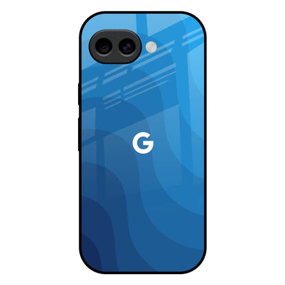 Blue Wave Abstract Google Pixel 10A 5G Glass Back Cover Online