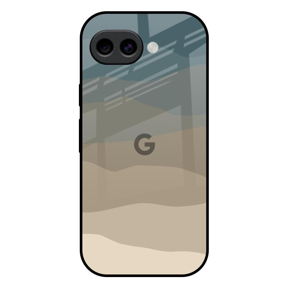 Abstract Mountain Pattern Google Pixel 10A 5G Glass Back Cover Online
