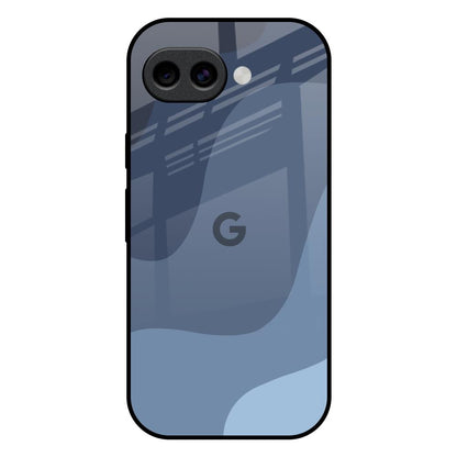 Navy Blue Ombre Google Pixel 10A 5G Glass Back Cover Online