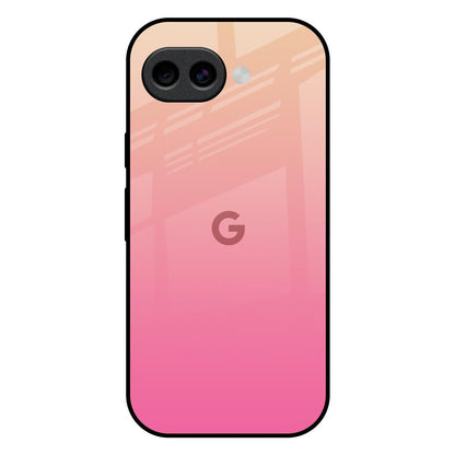 Pastel Pink Gradient Google Pixel 10A 5G Glass Back Cover Online