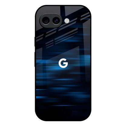 Blue Rough Abstract Google Pixel 10A 5G Glass Back Cover Online