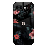 Tropical Art Flower Google Pixel 10A 5G Glass Back Cover Online