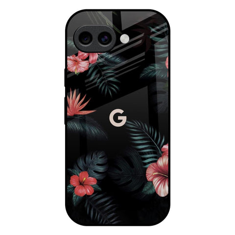 Tropical Art Flower Google Pixel 10A 5G Glass Back Cover Online