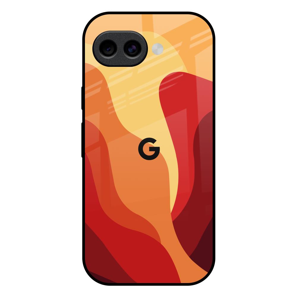 Magma Color Pattern Google Pixel 10A 5G Glass Back Cover Online