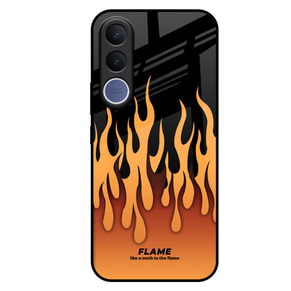 Fire Flame Vivo V70 FE 5G Glass Back Cover Online